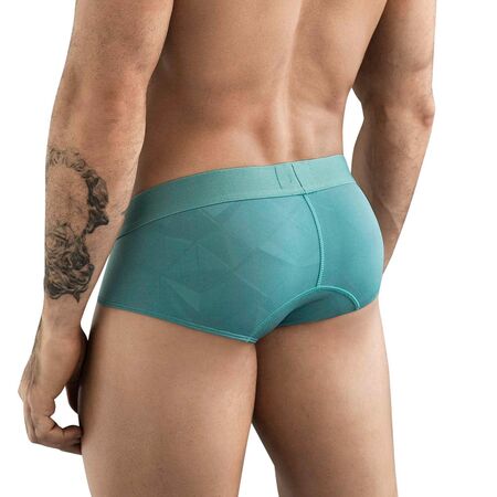 Зеленые мужские трусы-брифы Clever Sapphire Brief